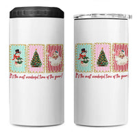 It's The Most Wonderful Time Of The Year 4 in 1 Can Cooler Tumbler Coquette Christmas - Wonder Print Shop
