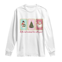 It's The Most Wonderful Time Of The Year Long Sleeve Shirt Coquette Christmas - Wonder Print Shop