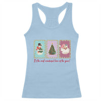 It's The Most Wonderful Time Of The Year Racerback Tank Top Coquette Christmas - Wonder Print Shop