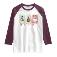 It's The Most Wonderful Time Of The Year Raglan Shirt Coquette Christmas - Wonder Print Shop