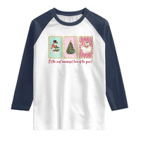 It's The Most Wonderful Time Of The Year Raglan Shirt Coquette Christmas - Wonder Print Shop
