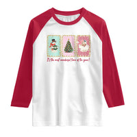 It's The Most Wonderful Time Of The Year Raglan Shirt Coquette Christmas - Wonder Print Shop