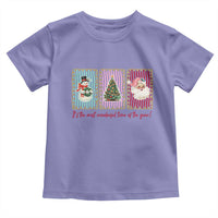 It's The Most Wonderful Time Of The Year Toddler T Shirt Coquette Christmas - Wonder Print Shop