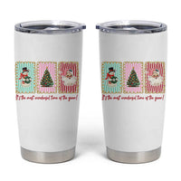 It's The Most Wonderful Time Of The Year Tumbler Cup Coquette Christmas - Wonder Print Shop