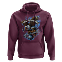 Us Marines Military 250th Anniversary Hoodie Bald Eagle Anchor - Wonder Print Shop