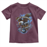 Us Marines Military 250th Anniversary Toddler T Shirt Bald Eagle Anchor - Wonder Print Shop