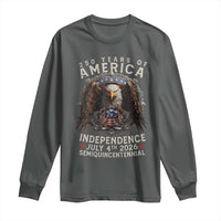 250 years Of America Independence Long Sleeve Shirt 250th American Anniversary Bald Eagle - Wonder Print Shop