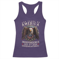 250 years Of America Independence Racerback Tank Top 250th American Anniversary Bald Eagle - Wonder Print Shop