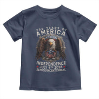 250 years Of America Independence Toddler T Shirt 250th American Anniversary Bald Eagle - Wonder Print Shop