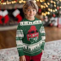 Funny Xmas Movie Ugly Christmas Sweater Oh Fudge Buffalo Plaid Printed Graphic Beanie Cap - Wonder Print Shop