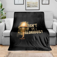 Funny Christmas Movie Leg Lamp Throw Blanket Isnt It Glorious - Wonder Print Shop