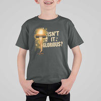 Funny Christmas Movie Leg Lamp T Shirt For Kid Isnt It Glorious - Wonder Print Shop