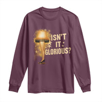 Funny Christmas Movie Leg Lamp Long Sleeve Shirt Isnt It Glorious - Wonder Print Shop