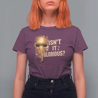 Funny Christmas Movie Leg Lamp T Shirt For Women Isnt It Glorious - Wonder Print Shop