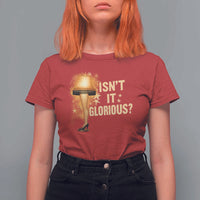 Funny Christmas Movie Leg Lamp T Shirt For Women Isnt It Glorious - Wonder Print Shop