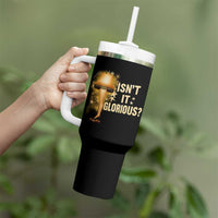 Funny Christmas Movie Leg Lamp Tumbler With Handle Isnt It Glorious - Wonder Print Shop