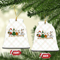 Funny Christmas Silly Goose Poultry Animal Lovers Ceramic Ornament - Wonder Print Shop