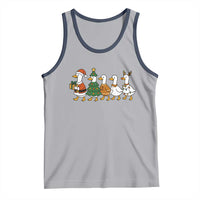 Funny Christmas Silly Goose Poultry Animal Lovers Tank Top - Wonder Print Shop