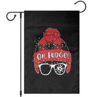 Funny Christmas Movie Garden Flag Oh Fudge Buffalo Plaid Printed Graphic Beanie Cap Xmas Light - Wonder Print Shop
