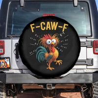 Funny F Caw F 67 Meme Spare Tire Cover Cartoon Rooster Chicken Poultry Humor - Wonder Print Shop