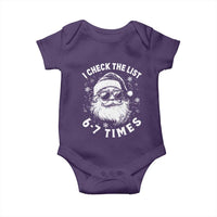 67 Meme Christmas Santa Baby Onesie Funny I Check The List 67 Times - Wonder Print Shop