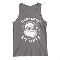 67 Meme Christmas Santa Tank Top Funny I Check The List 67 Times - Wonder Print Shop