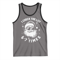 67 Meme Christmas Santa Tank Top Funny I Check The List 67 Times - Wonder Print Shop