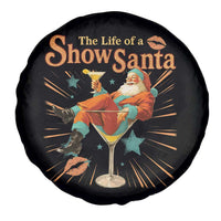 The Life Of The Show Santa Spare Tire Cover Funny Christmas Orange Santa - Wonder Print Shop