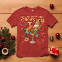 The Life Of The Show Santa T Shirt Funny Christmas Orange Santa - Wonder Print Shop