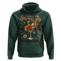 The Life Of The Show Santa Hoodie Funny Christmas Orange Santa - Wonder Print Shop