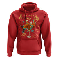 The Life Of The Show Santa Hoodie Funny Christmas Orange Santa - Wonder Print Shop
