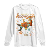 The Life Of The Show Santa Long Sleeve Shirt Funny Christmas Orange Santa - Wonder Print Shop