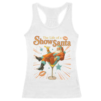 The Life Of The Show Santa Racerback Tank Top Funny Christmas Orange Santa - Wonder Print Shop