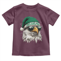 Christmas Philadelphia Fan Toddler T Shirt Funny Santa Eagles Sport Philly Fan - Wonder Print Shop
