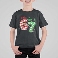 Funny 67 Meme 7 Year Old Birthday Christmas T Shirt For Kid I Was 6 Now I Am 7 Brainrot - Wonder Print Shop