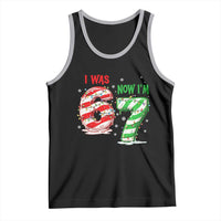 Funny 67 Meme 7 Year Old Birthday Christmas Tank Top I Was 6 Now I Am 7 Brainrot - Wonder Print Shop