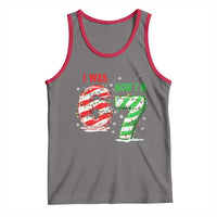 Funny 67 Meme 7 Year Old Birthday Christmas Tank Top I Was 6 Now I Am 7 Brainrot - Wonder Print Shop