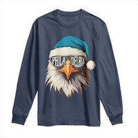 Christmas Philadelphia Fan Long Sleeve Shirt Santa Eagles Sport Philly Fan Game Day - Wonder Print Shop
