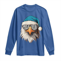 Christmas Philadelphia Fan Long Sleeve Shirt Santa Eagles Sport Philly Fan Game Day - Wonder Print Shop