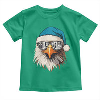 Christmas Philadelphia Fan Toddler T Shirt Santa Eagles Sport Philly Fan Game Day - Wonder Print Shop
