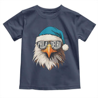 Christmas Philadelphia Fan Toddler T Shirt Santa Eagles Sport Philly Fan Game Day - Wonder Print Shop