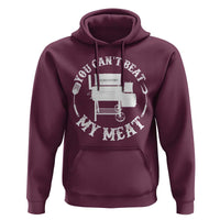 Funny You Can't Beat My Meat Hoodie Vintage Grilling BBQ Chef