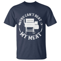 Funny You Can't Beat My Meat T Shirt Vintage Grilling BBQ Chef - Wonder Print Shop
