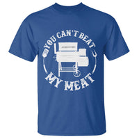 Funny You Can't Beat My Meat T Shirt Vintage Grilling BBQ Chef - Wonder Print Shop