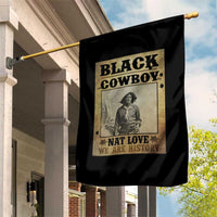 Black Cowboy Nat Love Garden Flag Black History Month - Wonder Print Shop