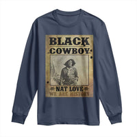 Black Cowboy Nat Love Long Sleeve Shirt Black History Month