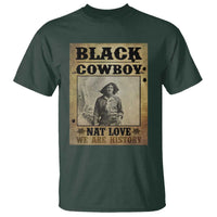 Black Cowboy Nat Love T Shirt Black History Month