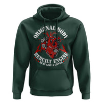 Funny Open Heart Surgery Recovery Survivor Hoodie Original Body Rebuilt Engine Runs Like A Charm