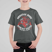 Funny Open Heart Surgery Recovery Survivor T Shirt For Kid Original Body Rebuilt Engine Runs Like A Charm