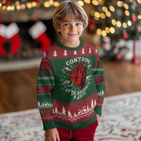Funny Heart Surgery Knitted Sweatshirt Contains Aftermarket Parts